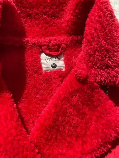 Chaqueta aviadora roja - miniatura 2