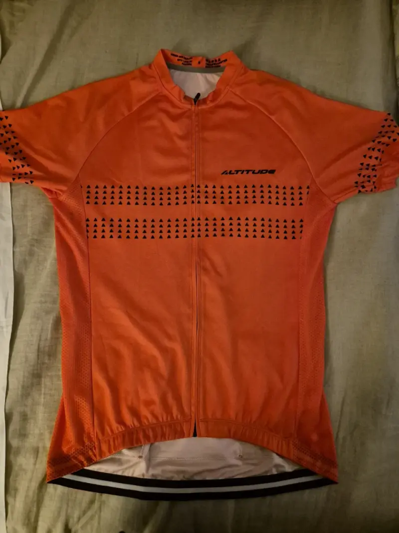 Polera ciclismo naranja Altitude - 1