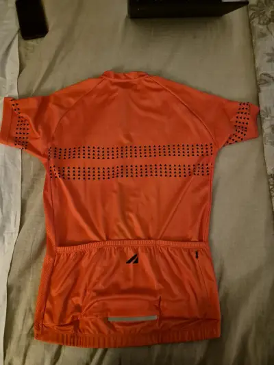Polera ciclismo naranja Altitude - miniatura 2