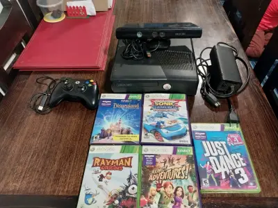 Consola Xbox 360 con Kinect y juegos - miniatura 1