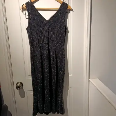 Vestido brillante negro - miniatura 1