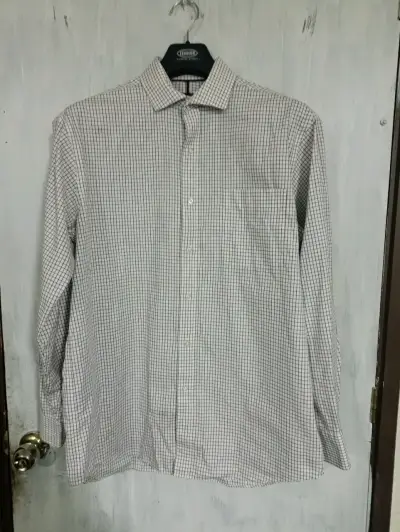 Camisa a cuadros manga larga - miniatura 1