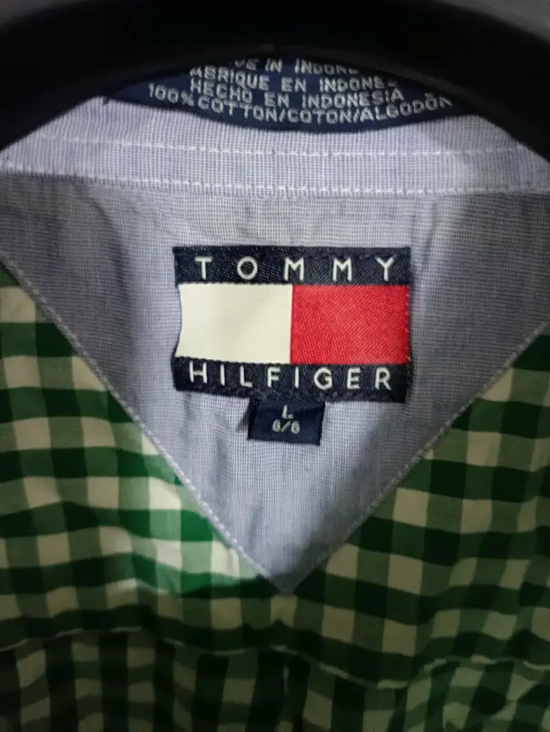 Camisa a cuadros verde corto - 2