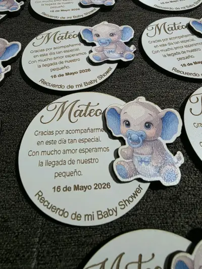 Recuerdo de Baby Shower personalizado - miniatura 1