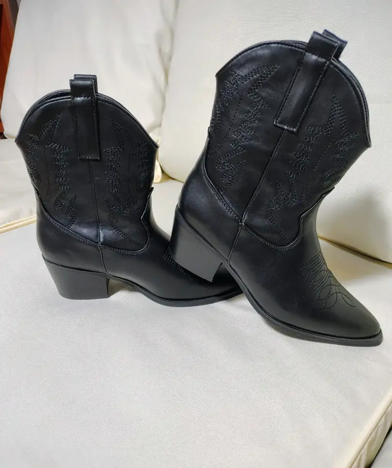 Botas vaqueras negras SYBILLA - 1