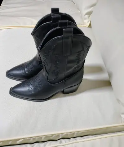 Botas vaqueras negras SYBILLA - miniatura 2