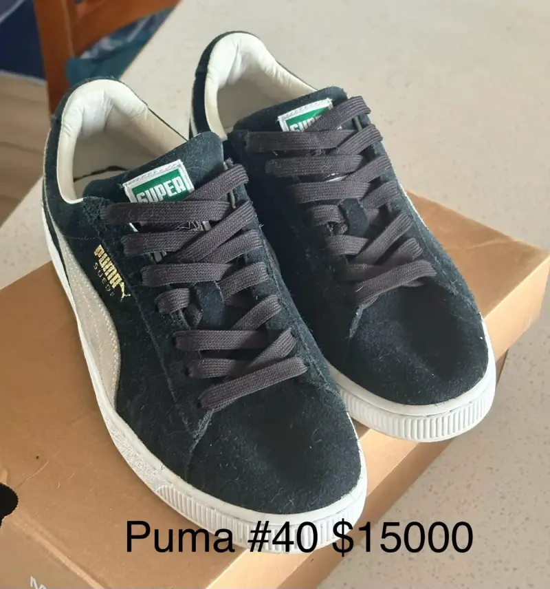 Zapatillas Puma negras talla 40 - 1