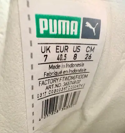 Zapatillas Puma negras talla 40 - miniatura 3
