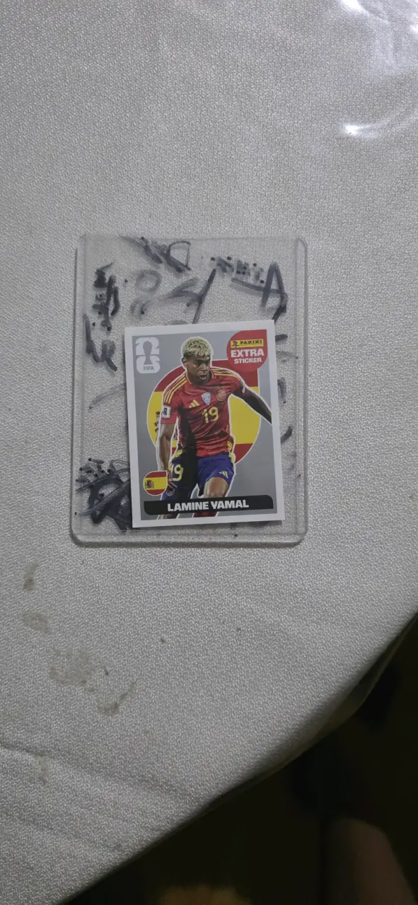 Lamine yamal extra sticker silver - 1