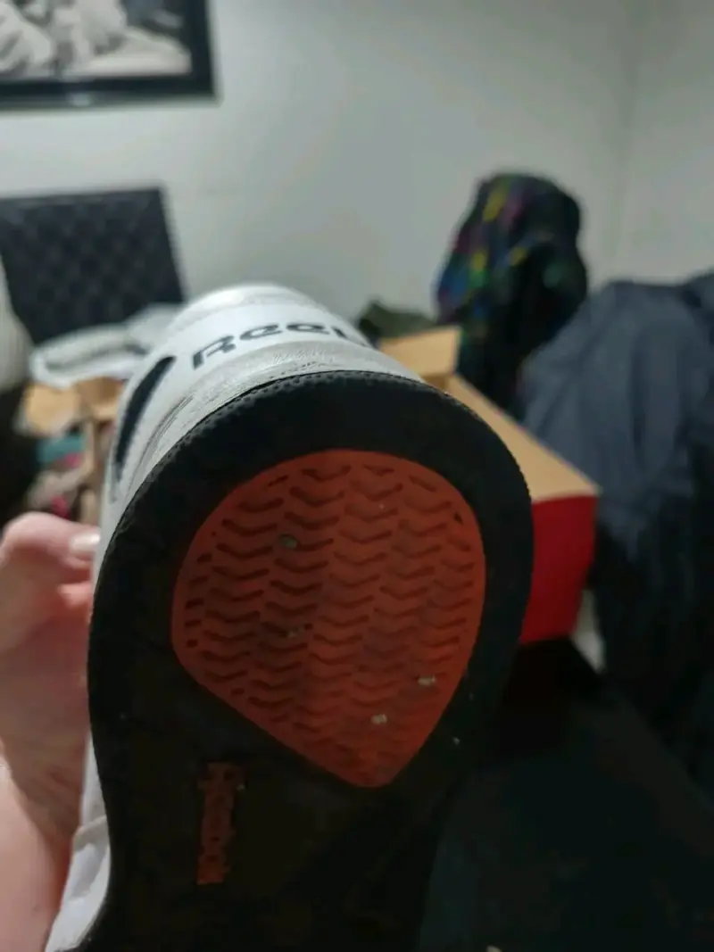 Zapatillas deportivas blancas y naranjas - 5