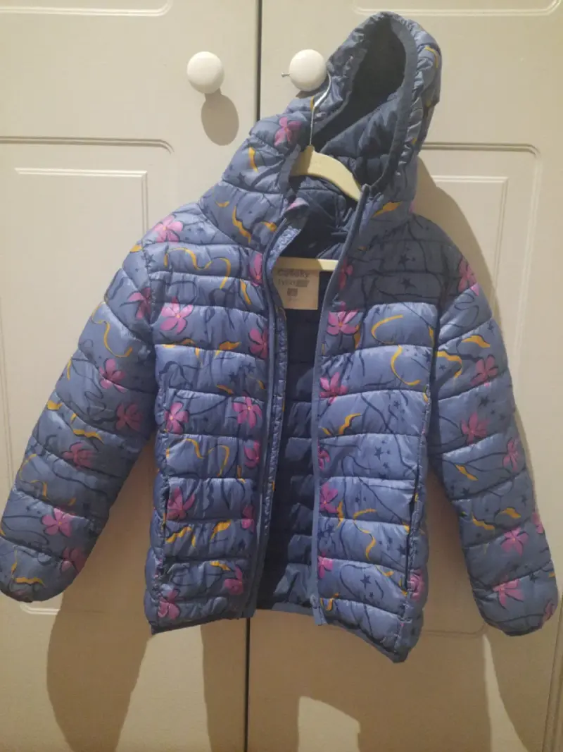 Chaqueta acolchada infantil azul - 1