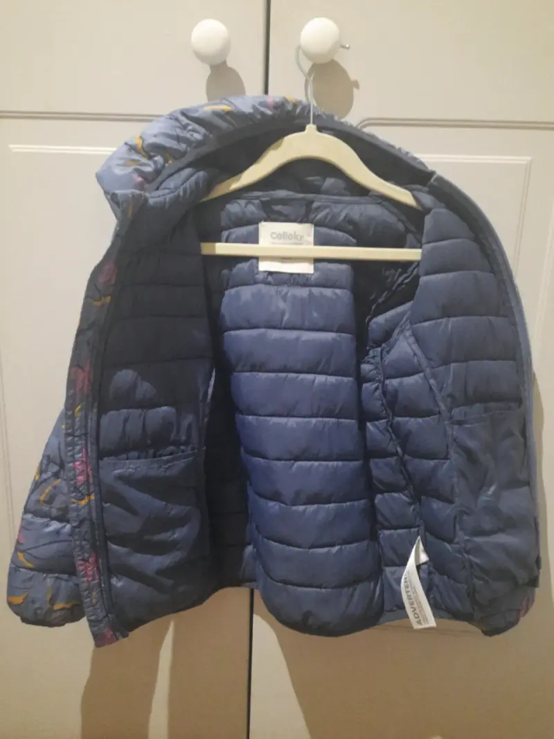 Chaqueta acolchada infantil azul - 3