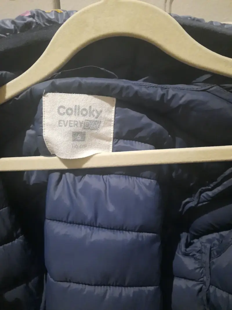 Chaqueta acolchada infantil azul - 4