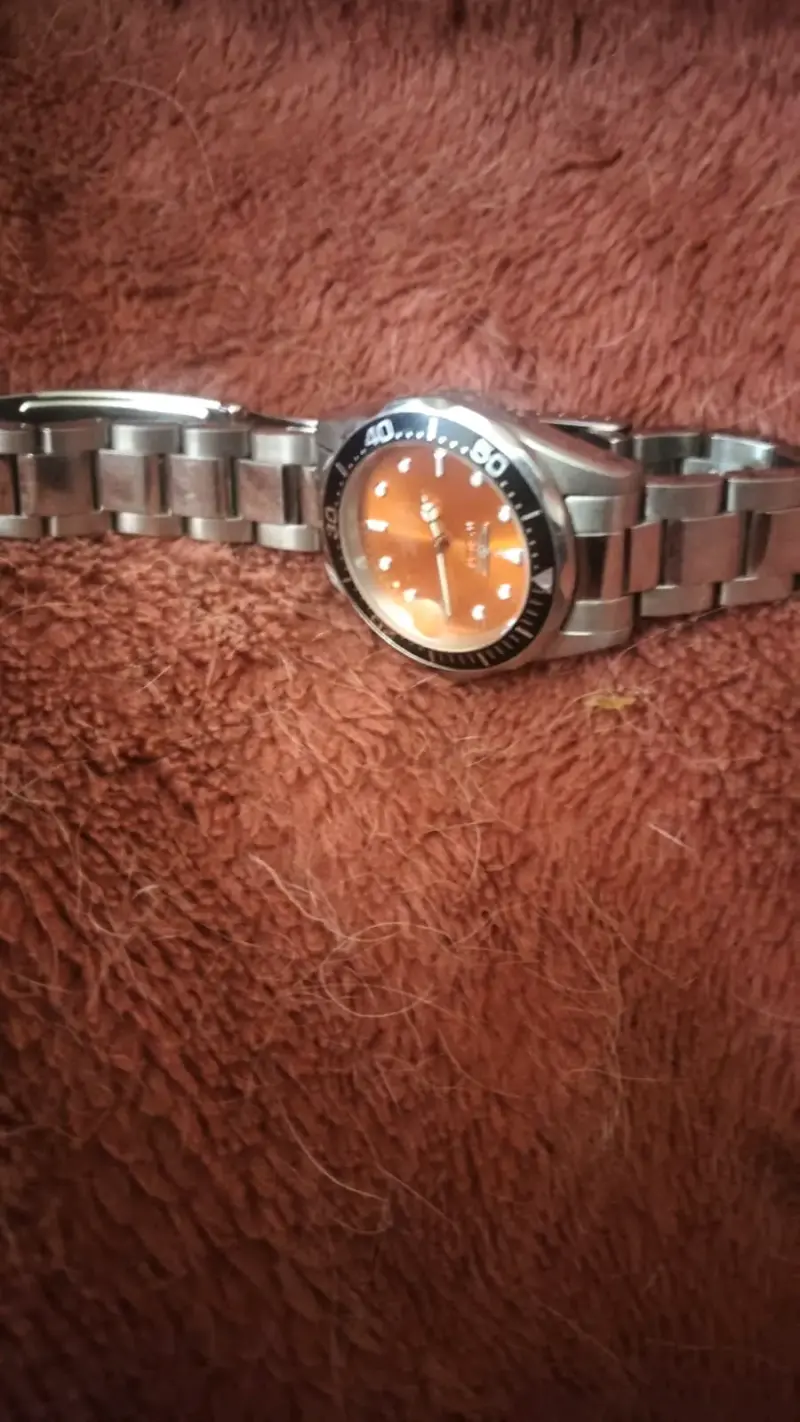 Reloj metálico plateado - 5