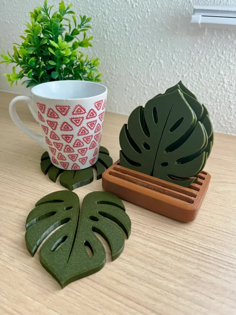 Posavasos Hoja (set de 6 unidades) - 1