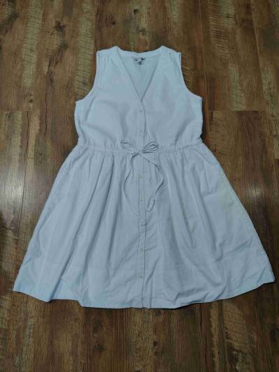 Vestido sin mangas blanco - miniatura 1