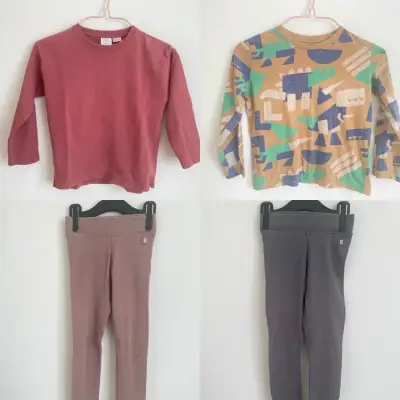 Conjunto poleras y leggings Zara y H&M unisex - miniatura 1