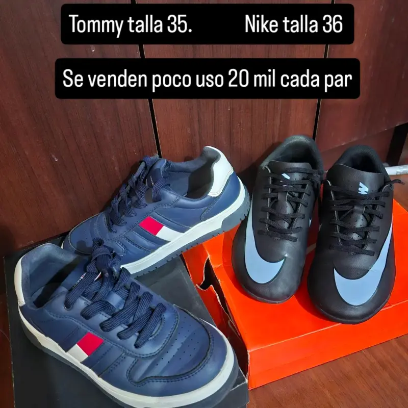 Zapatillas Tommy y Nike