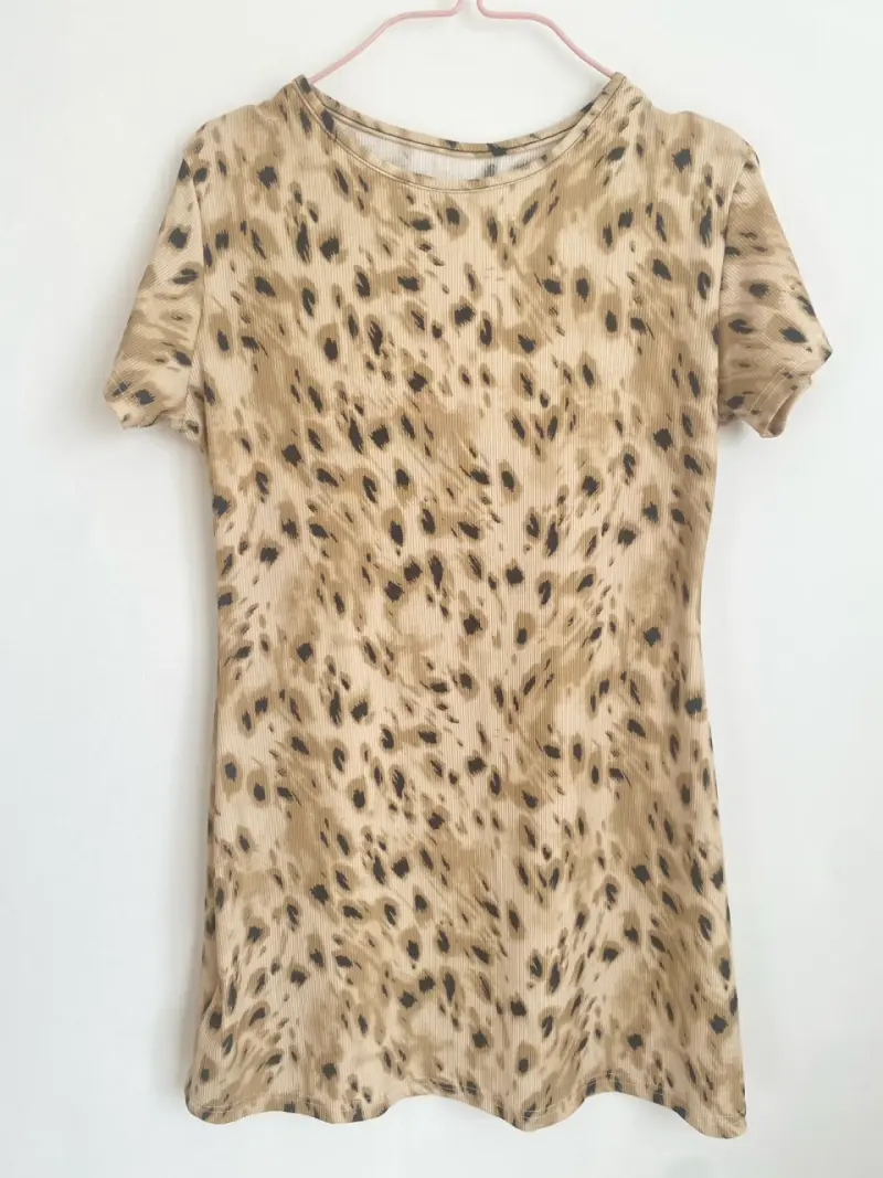 Vestido animal print