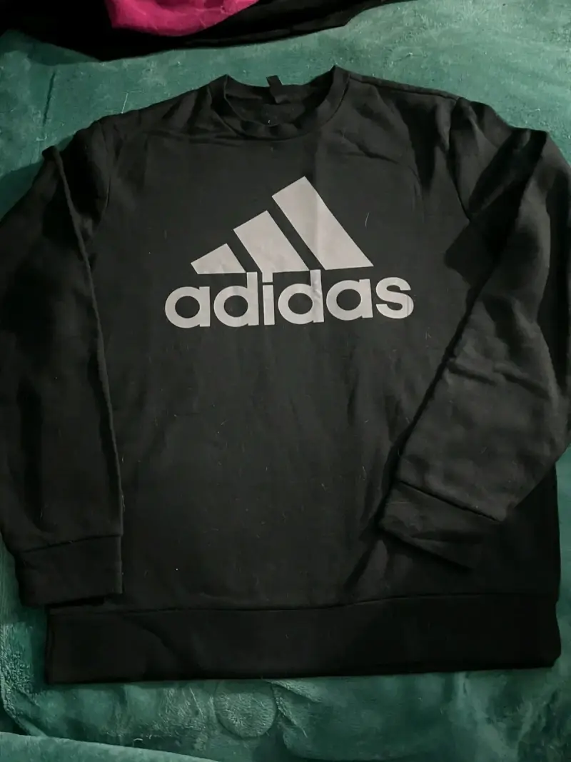 Polerón negro Adidas - 1