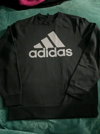 Polerón negro Adidas - miniatura 1