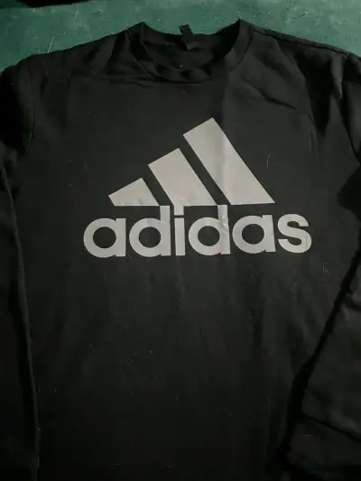 Polerón negro Adidas - miniatura 2