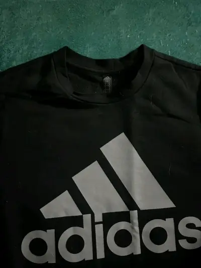 Polerón negro Adidas - miniatura 3
