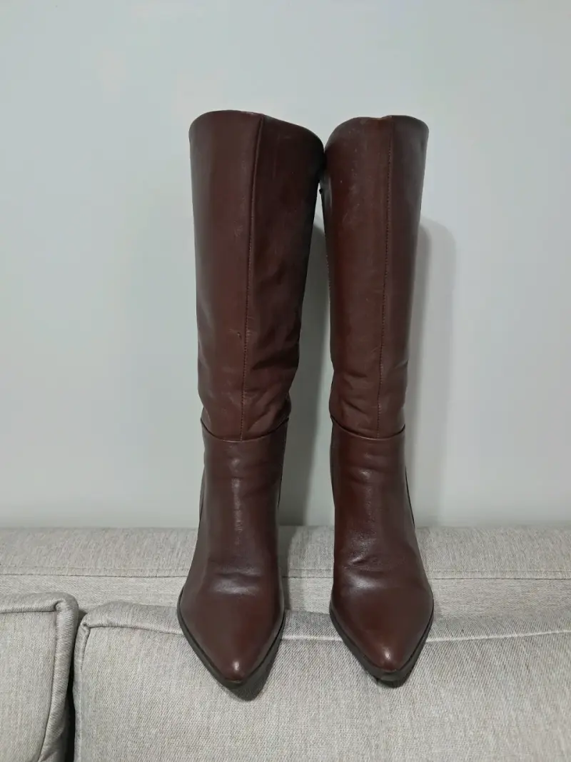 Botas de cuero marrón - 2