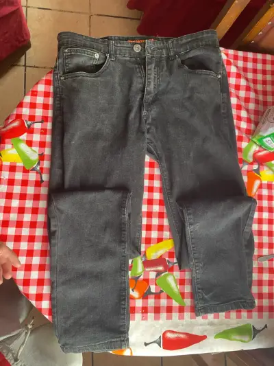 Pantalón jeans negro - miniatura 1
