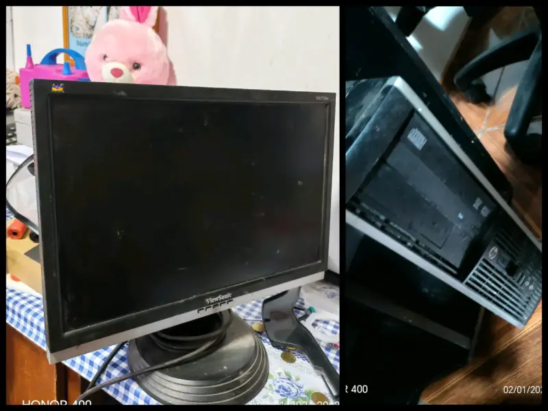 Computador de escritorio HP con monitor