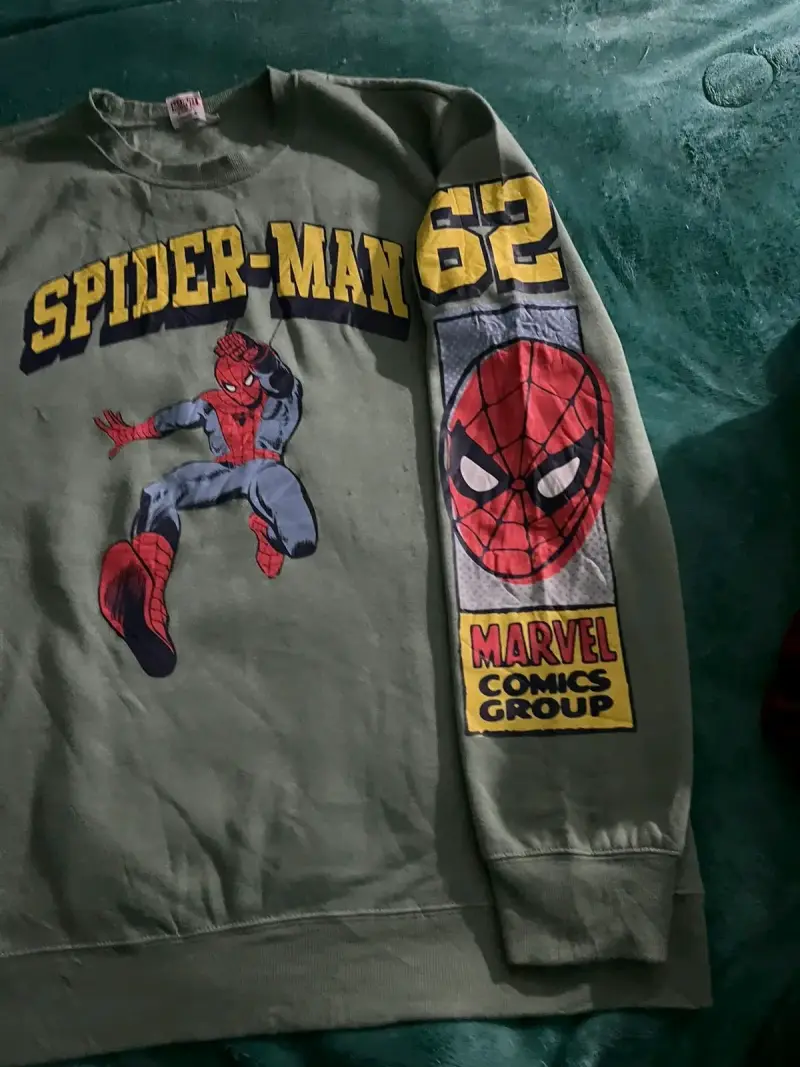 Polerón Spider-Man verde - 3