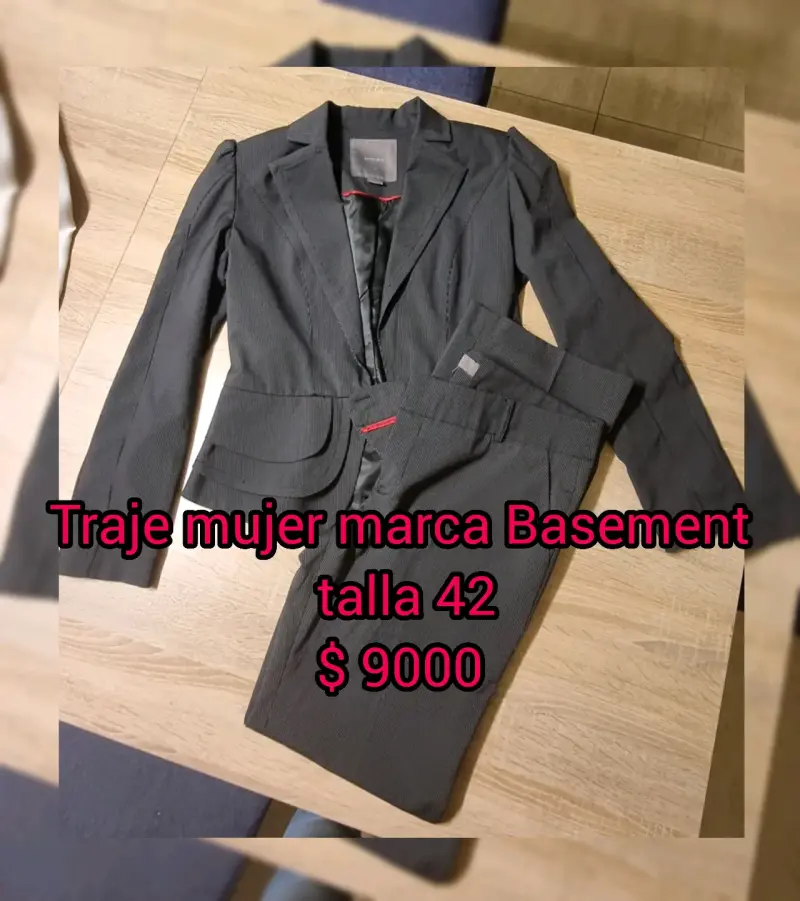 Traje mujer Basement gris
