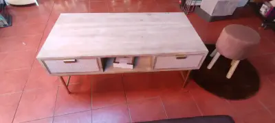 Mesa de centro natural nueva - miniatura 2