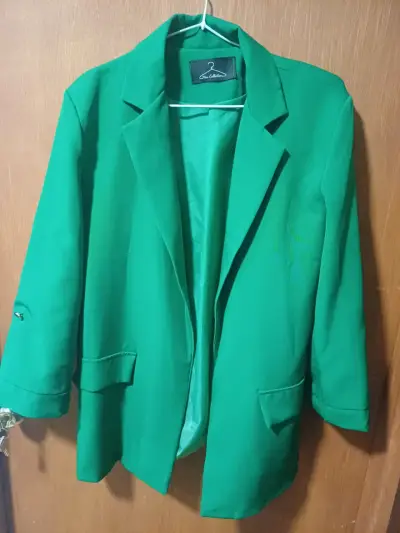 Blazer verde elegante - miniatura 1