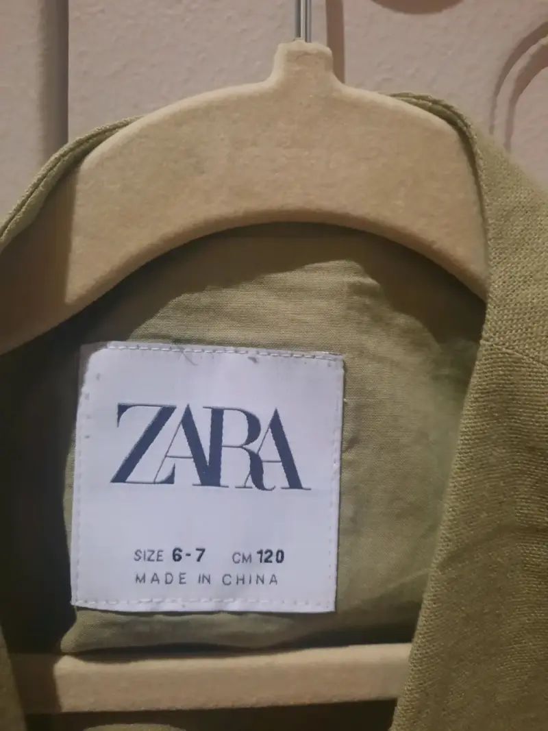 Chaleco verde oliva Zara - 3