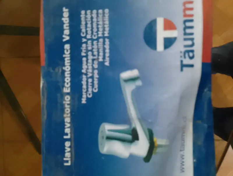 Llave grifo cromada Taumm - 3