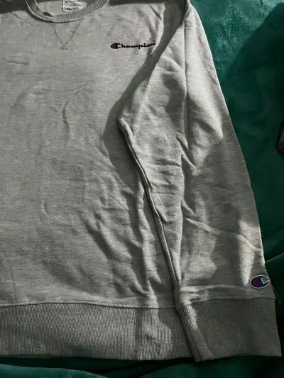 Polerón gris Champion - miniatura 4