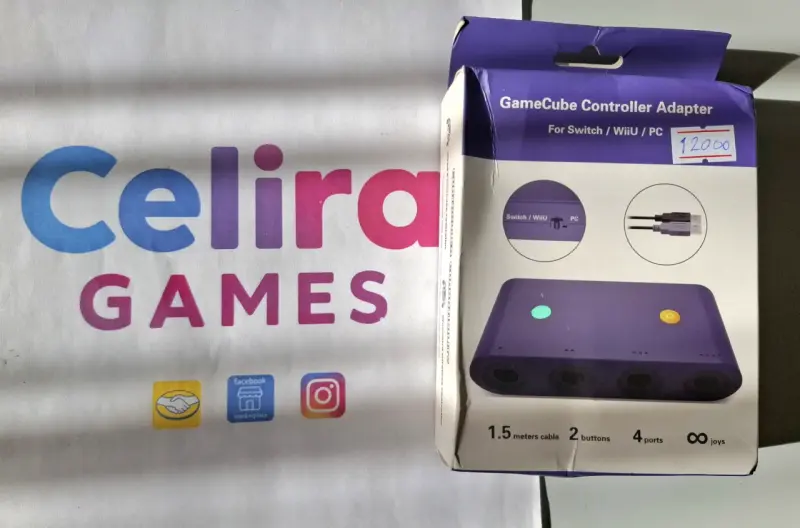 Adaptador Controlador GameCube Switch WiiU PC - 1