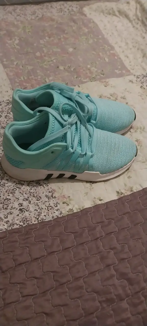 Zapatillas deportivas celestes Adidas - 5
