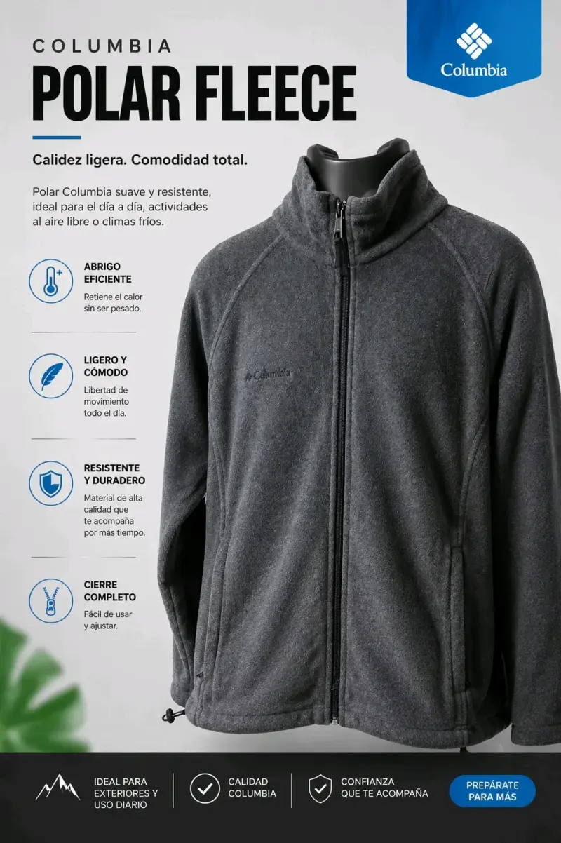 Polar Columbia Polar gris 🩶 - 1