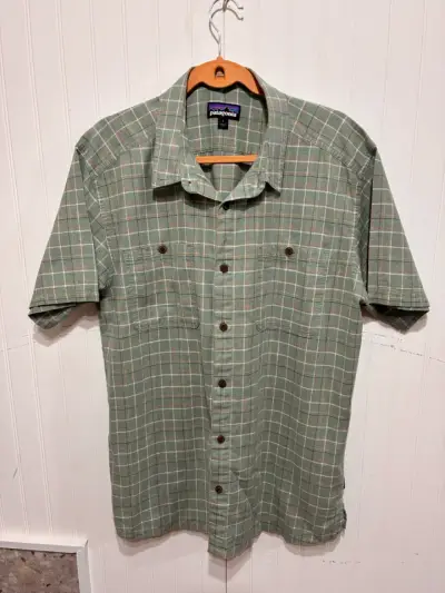 Camisa a cuadros Patagonia verde - miniatura 1