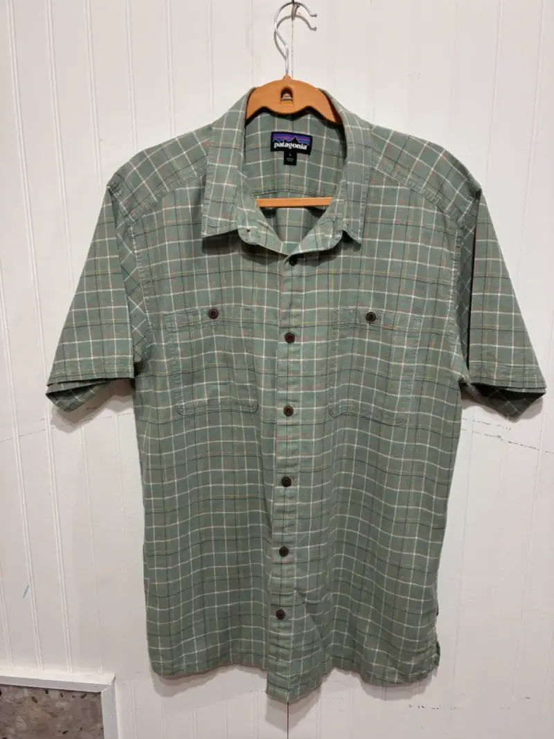 Camisa a cuadros Patagonia verde - 4