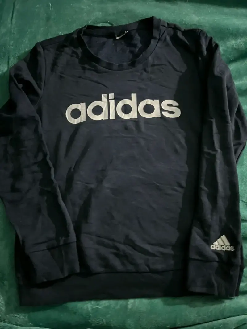 Polerón Adidas azul marino unisex - 1