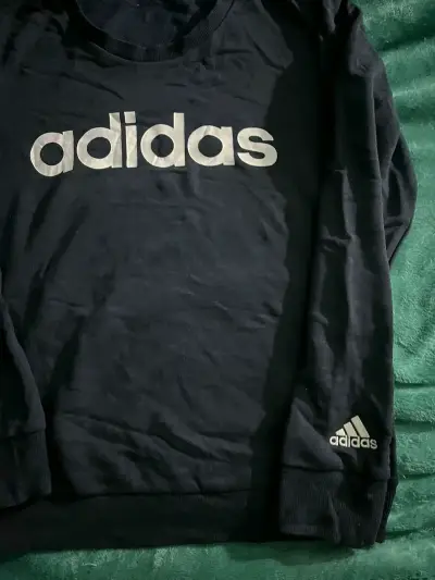 Polerón Adidas azul marino unisex - miniatura 2