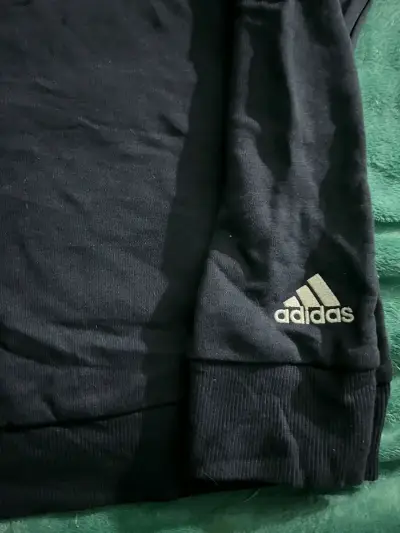 Polerón Adidas azul marino unisex - miniatura 3