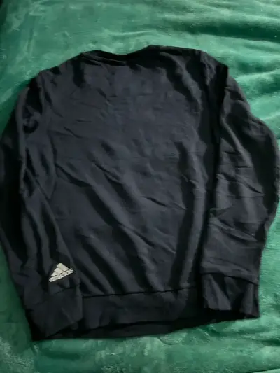 Polerón Adidas azul marino unisex - miniatura 4