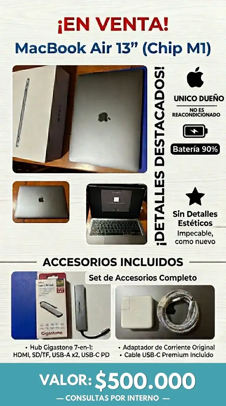 MacBook Air 13" Chip M1 - 1
