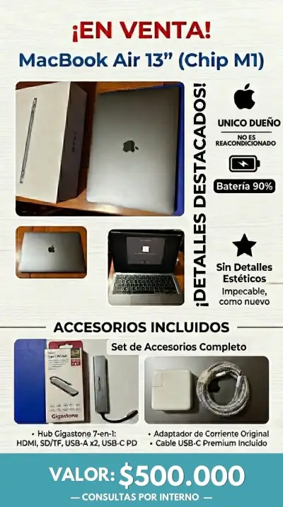 MacBook Air 13" Chip M1 - miniatura 1