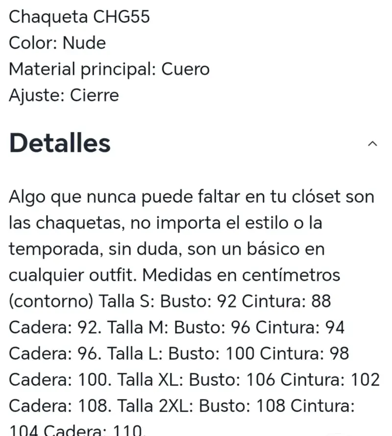 Chaqueta de cuero nude TodoPiel - 2