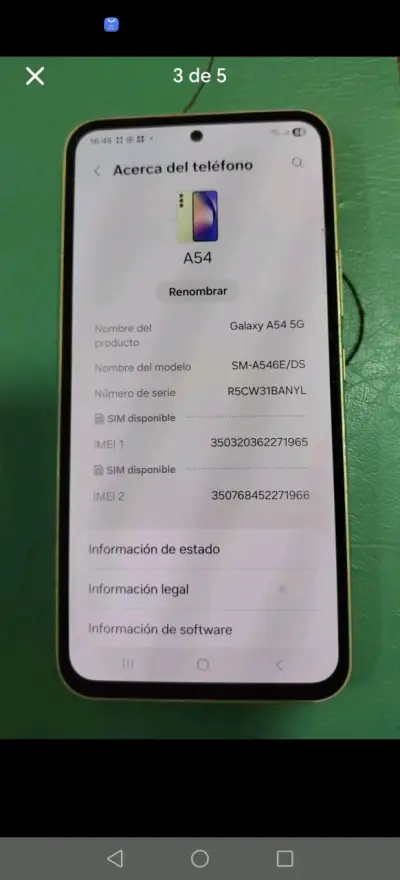 Samsung A54 En buen estado - miniatura 3